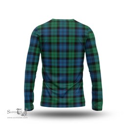 ScotsTee Shop Scottish Black Watch Ancient Clan Crest Tartan Long Sleeve T Shirt
