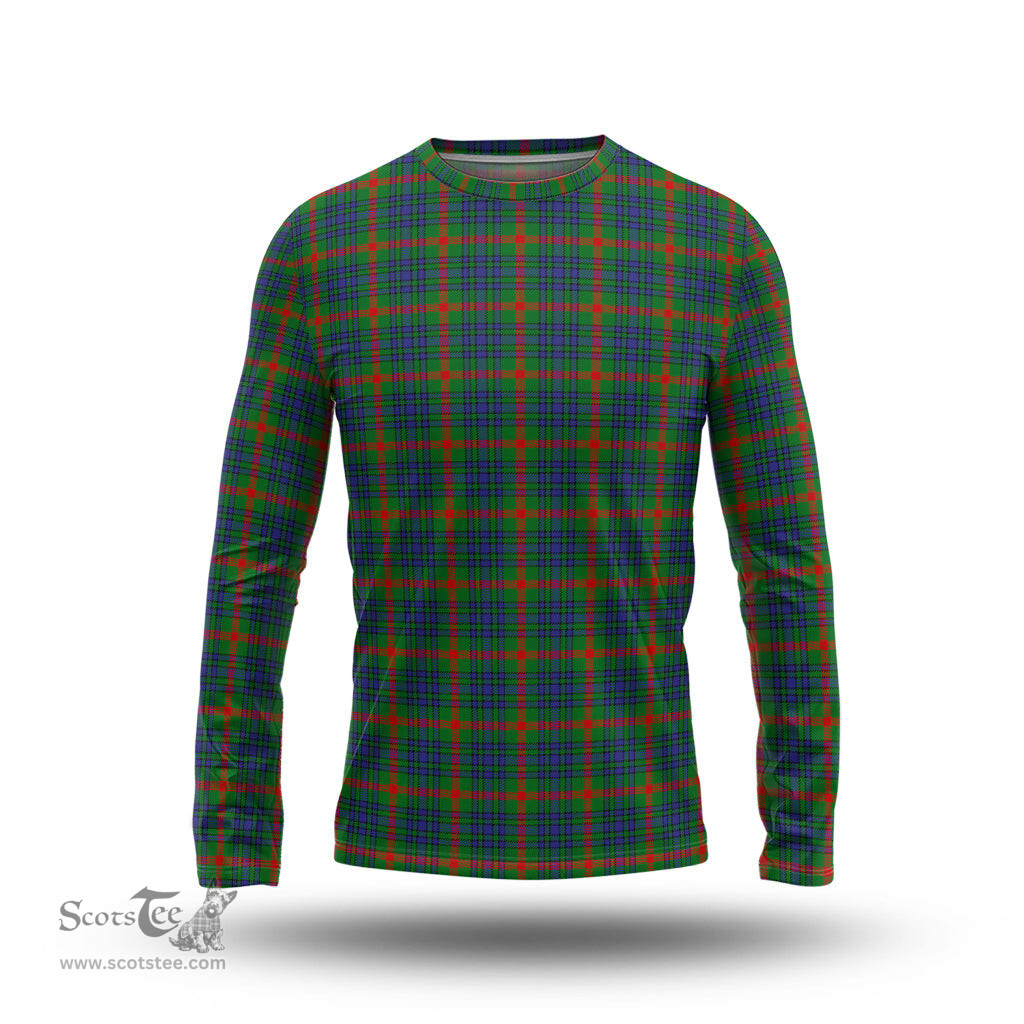 ScotsTee Shop Scottish Aiton Clan Tartan Long Sleeve T Shirt