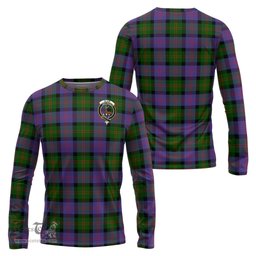 ScotsTee Shop Scottish Blair Modern Clan Crest Tartan Long Sleeve T Shirt