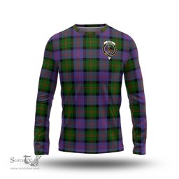 ScotsTee Shop Scottish Blair Modern Clan Crest Tartan Long Sleeve T Shirt