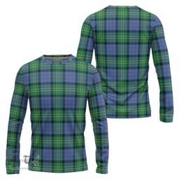 ScotsTee Shop Scottish Bowie Ancient Clan Tartan Long Sleeve T Shirt