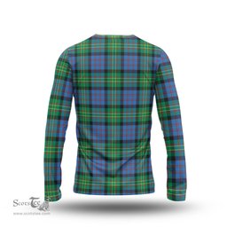 ScotsTee Shop Scottish Bowie Ancient Clan Tartan Long Sleeve T Shirt