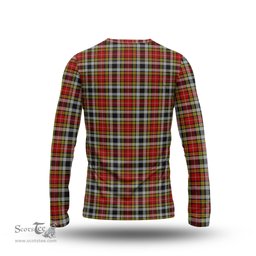 ScotsTee Shop Scottish Buchanan Old Dress Clan Crest Tartan Long Sleeve T Shirt