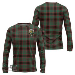 ScotsTee Shop Scottish Buchan Ancient Clan Crest Tartan Long Sleeve T Shirt