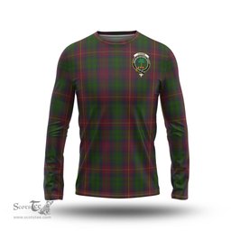 ScotsTee Shop Scottish Cairns Clan Crest Tartan Long Sleeve T Shirt