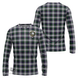 ScotsTee Shop Scottish Campbell of Cawdor Dress Clan Crest Tartan Long Sleeve T Shirt