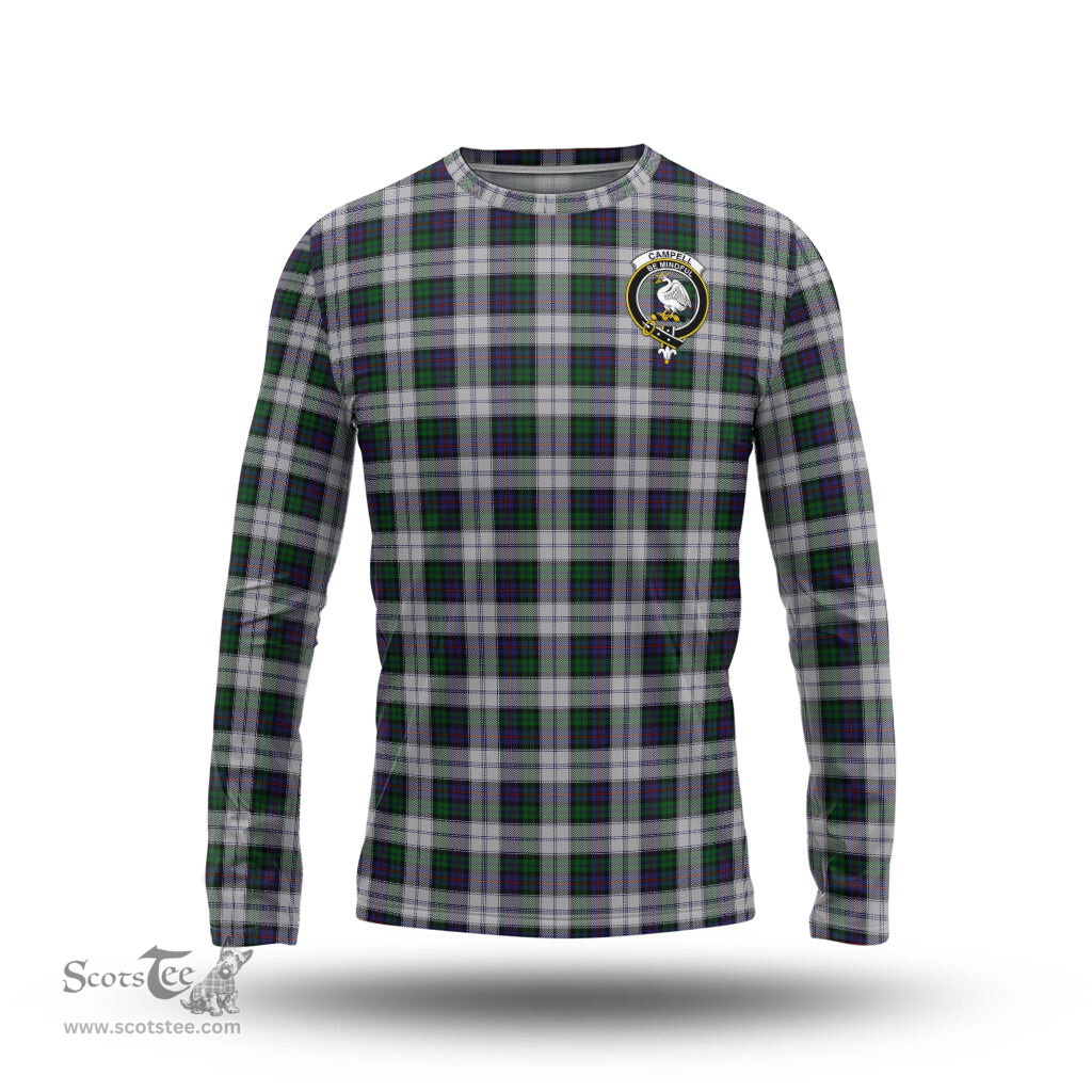 ScotsTee Shop Scottish Campbell of Cawdor Dress Clan Crest Tartan Long Sleeve T Shirt