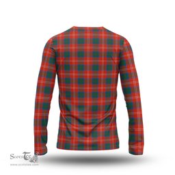 ScotsTee Shop Scottish Chisholm Ancient Clan Crest Tartan Long Sleeve T Shirt