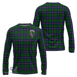 ScotsTee Shop Scottish Carmichael Modern Clan Crest Tartan Long Sleeve T Shirt