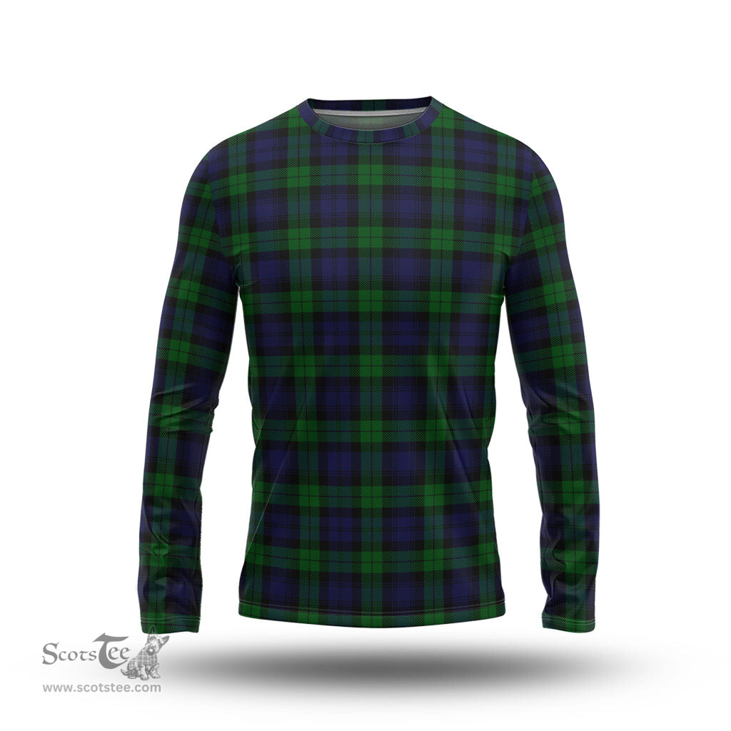 ScotsTee Shop Scottish Black Watch Clan Tartan Long Sleeve T Shirt