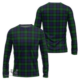 ScotsTee Shop Scottish Black Watch Clan Tartan Long Sleeve T Shirt