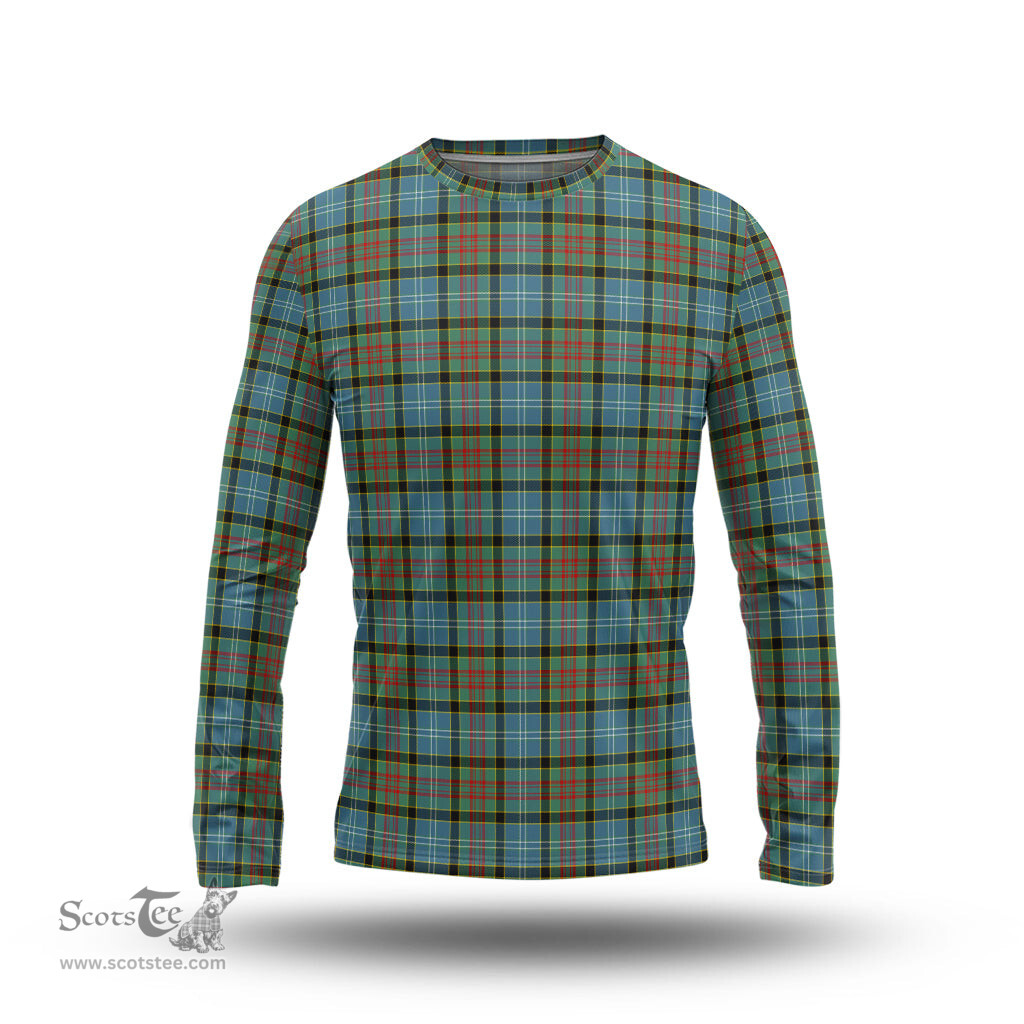ScotsTee Shop Scottish Brisbane modern Clan Tartan Long Sleeve T Shirt