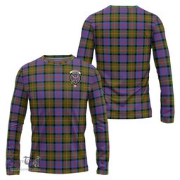 ScotsTee Shop Scottish Carnegie Ancient Clan Crest Tartan Long Sleeve T Shirt
