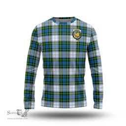 ScotsTee Shop Scottish Campbell Dress Clan Crest Tartan Long Sleeve T Shirt