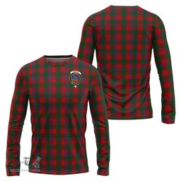 ScotsTee Shop Scottish Bruce Old Clan Crest Tartan Long Sleeve T Shirt