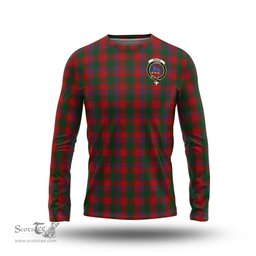 ScotsTee Shop Scottish Bruce Old Clan Crest Tartan Long Sleeve T Shirt