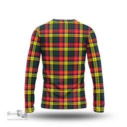 ScotsTee Shop Scottish Buchanan Modern Clan Tartan Long Sleeve T Shirt