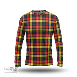 ScotsTee Shop Scottish Buchanan Modern Clan Tartan Long Sleeve T Shirt
