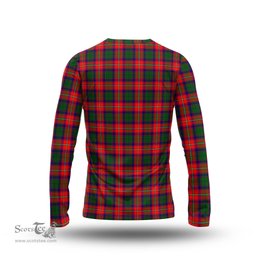 ScotsTee Shop Scottish Charteris Clan Crest Tartan Long Sleeve T Shirt