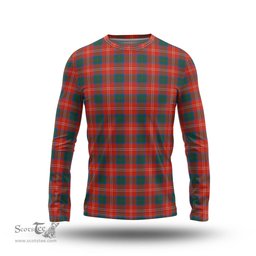 ScotsTee Shop Scottish Chisholm Ancient Clan Tartan Long Sleeve T Shirt