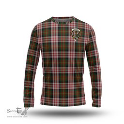 ScotsTee Shop Scottish Carnegie Dress Clan Crest Tartan Long Sleeve T Shirt