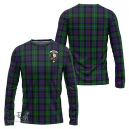 ScotsTee Shop Scottish Campbell of Cawdor Clan Crest Tartan Long Sleeve T Shirt