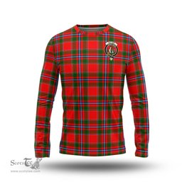 ScotsTee Shop Scottish Butter Clan Crest Tartan Long Sleeve T Shirt