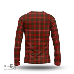 ScotsTee Shop Scottish Bruce Clan Crest Tartan Long Sleeve T Shirt