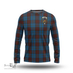 ScotsTee Shop Scottish Cameron Hunting Clan Crest Tartan Long Sleeve T Shirt