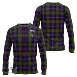ScotsTee Shop Scottish Cameron of Erracht Modern Clan Crest Tartan Long Sleeve T Shirt