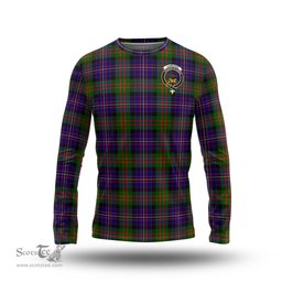 ScotsTee Shop Scottish Cameron of Erracht Modern Clan Crest Tartan Long Sleeve T Shirt