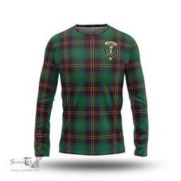 ScotsTee Shop Scottish Chisholm Hunting Ancient Clan Crest Tartan Long Sleeve T Shirt