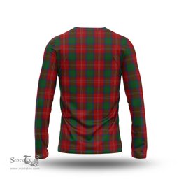 ScotsTee Shop Scottish Chisholm Clan Crest Tartan Long Sleeve T Shirt