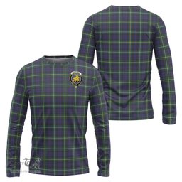 ScotsTee Shop Scottish Campbell Argyll Modern Clan Crest Tartan Long Sleeve T Shirt