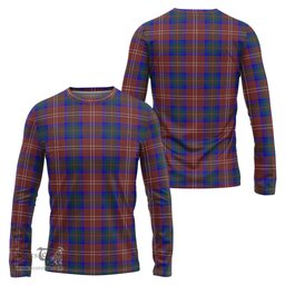 ScotsTee Shop Scottish Chisholm Hunting Modern Clan Tartan Long Sleeve T Shirt