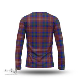 ScotsTee Shop Scottish Chisholm Hunting Modern Clan Tartan Long Sleeve T Shirt
