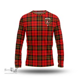ScotsTee Shop Scottish Brodie Modern Clan Crest Tartan Long Sleeve T Shirt