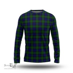ScotsTee Shop Scottish Campbell Modern Clan Tartan Long Sleeve T Shirt