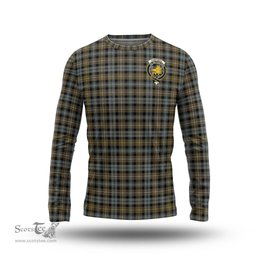 ScotsTee Shop Scottish Campbell Argyll Weathered Clan Crest Tartan Long Sleeve T Shirt