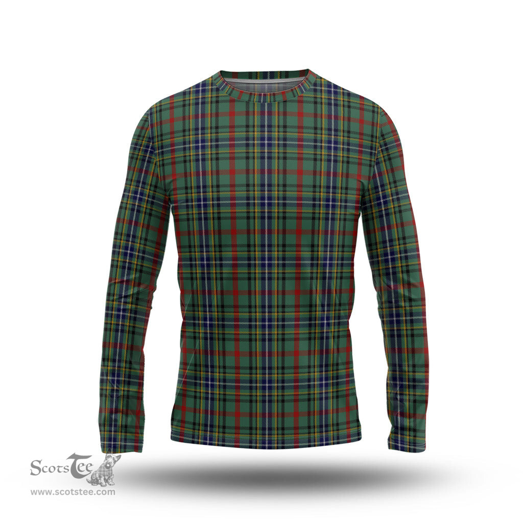 ScotsTee Shop Scottish Bisset Clan Tartan Long Sleeve T Shirt