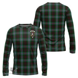ScotsTee Shop Scottish Brodie Hunting Clan Crest Tartan Long Sleeve T Shirt