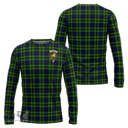ScotsTee Shop Scottish Campbell of Breadalbane Modern Clan Crest Tartan Long Sleeve T Shirt