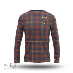 ScotsTee Shop Scottish Fraser Hunting Modern Clan Crest Tartan Long Sleeve T Shirt