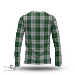 ScotsTee Shop Scottish Erskine Green Clan Crest Tartan Long Sleeve T Shirt