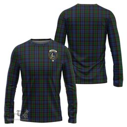 ScotsTee Shop Scottish Fletcher Clan Crest Tartan Long Sleeve T Shirt