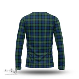 ScotsTee Shop Scottish Forbes Ancient Clan Crest Tartan Long Sleeve T Shirt
