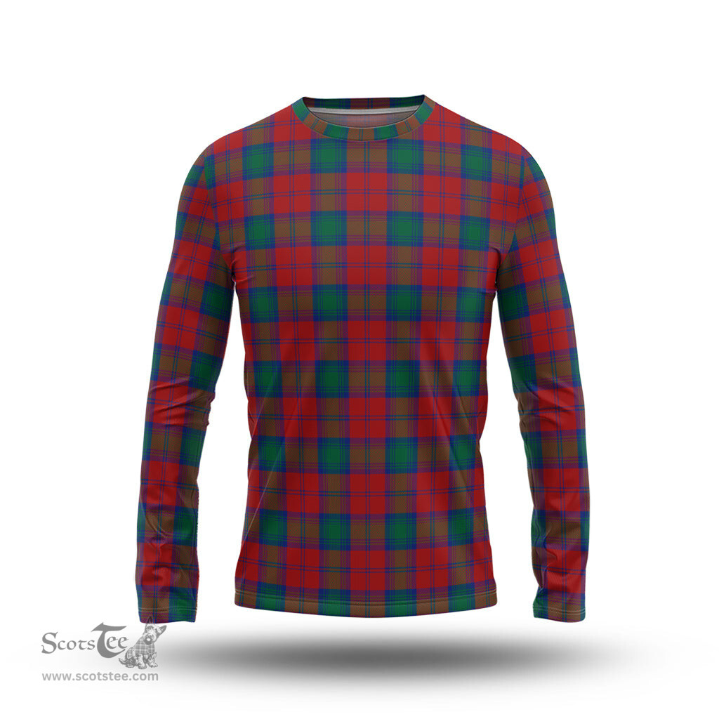 ScotsTee Shop Scottish Fotheringham Clan Tartan Long Sleeve T Shirt