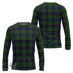ScotsTee Shop Scottish Forsyth Modern Clan Tartan Long Sleeve T Shirt
