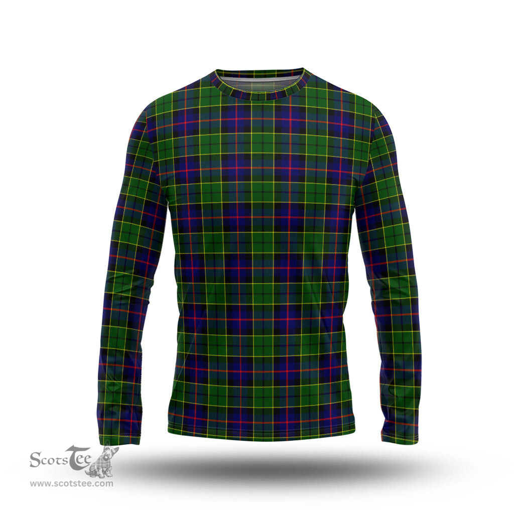ScotsTee Shop Scottish Forsyth Modern Clan Tartan Long Sleeve T Shirt