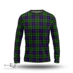 ScotsTee Shop Scottish Forsyth Modern Clan Tartan Long Sleeve T Shirt